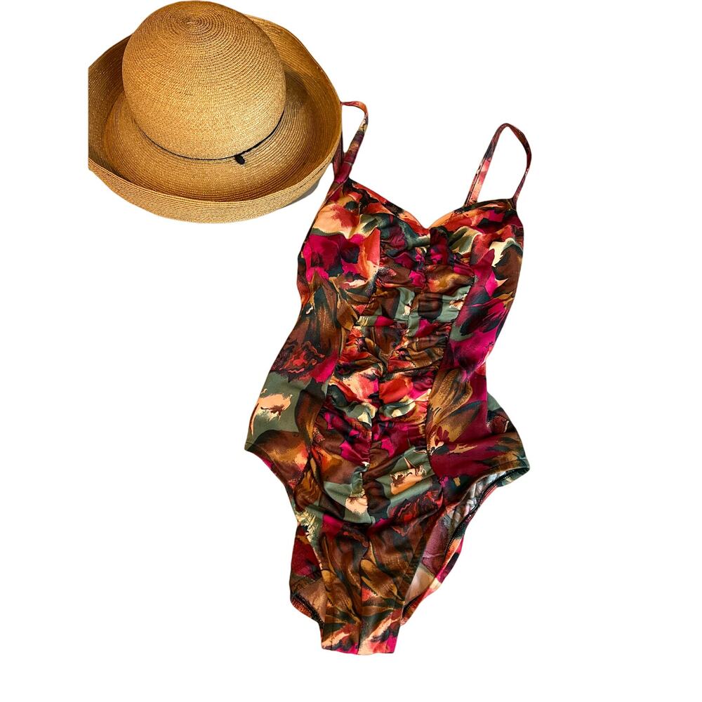 Vintage 80s Jantzen one piece bathing suit
